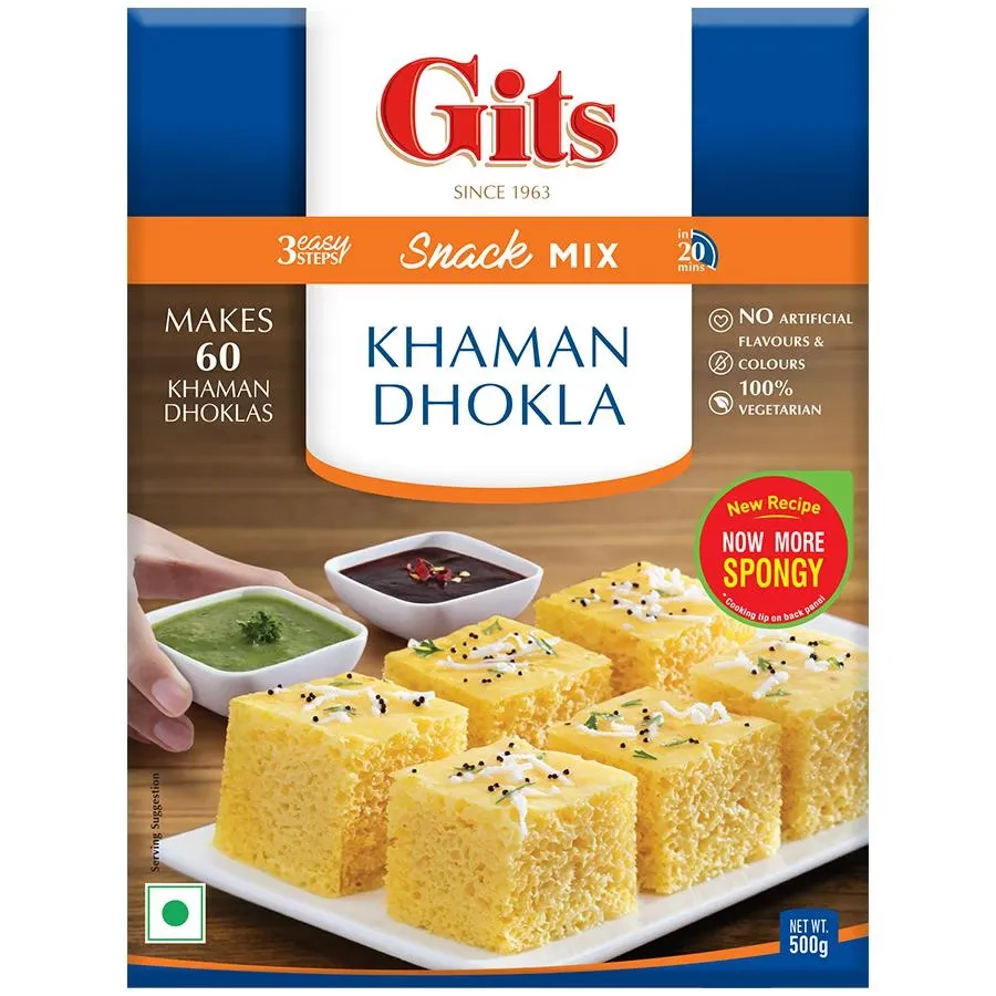 Gits Snack Mix - Khaman Dhokla, 500 g-1.webp